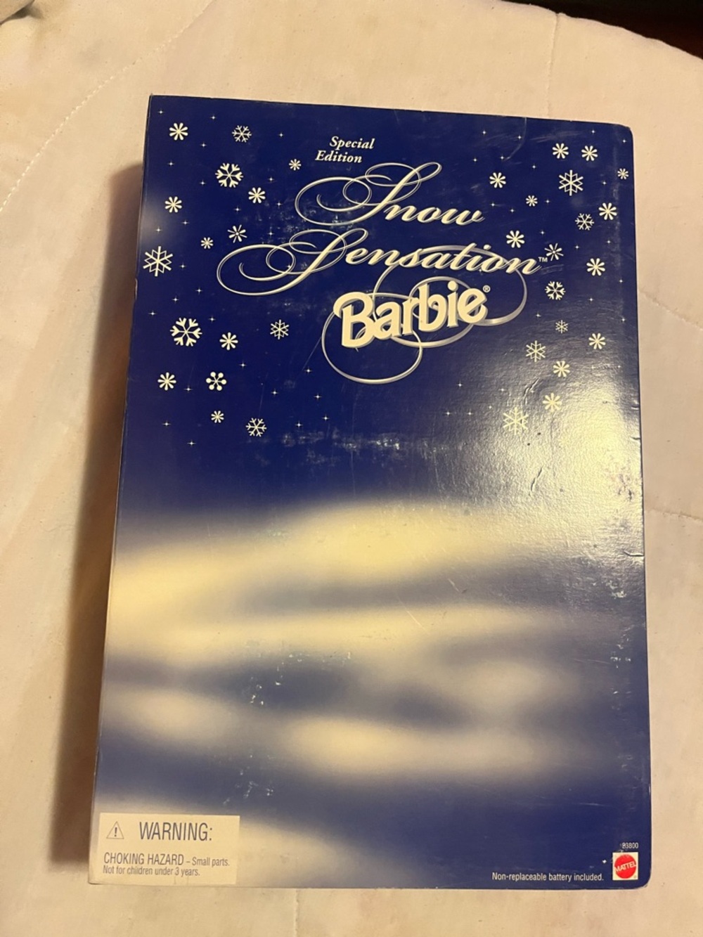 Barbie Blue White Snowflake Holiday Doll by Barbie - Picture 2 of 2